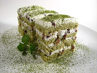 抹茶あずきケーキ